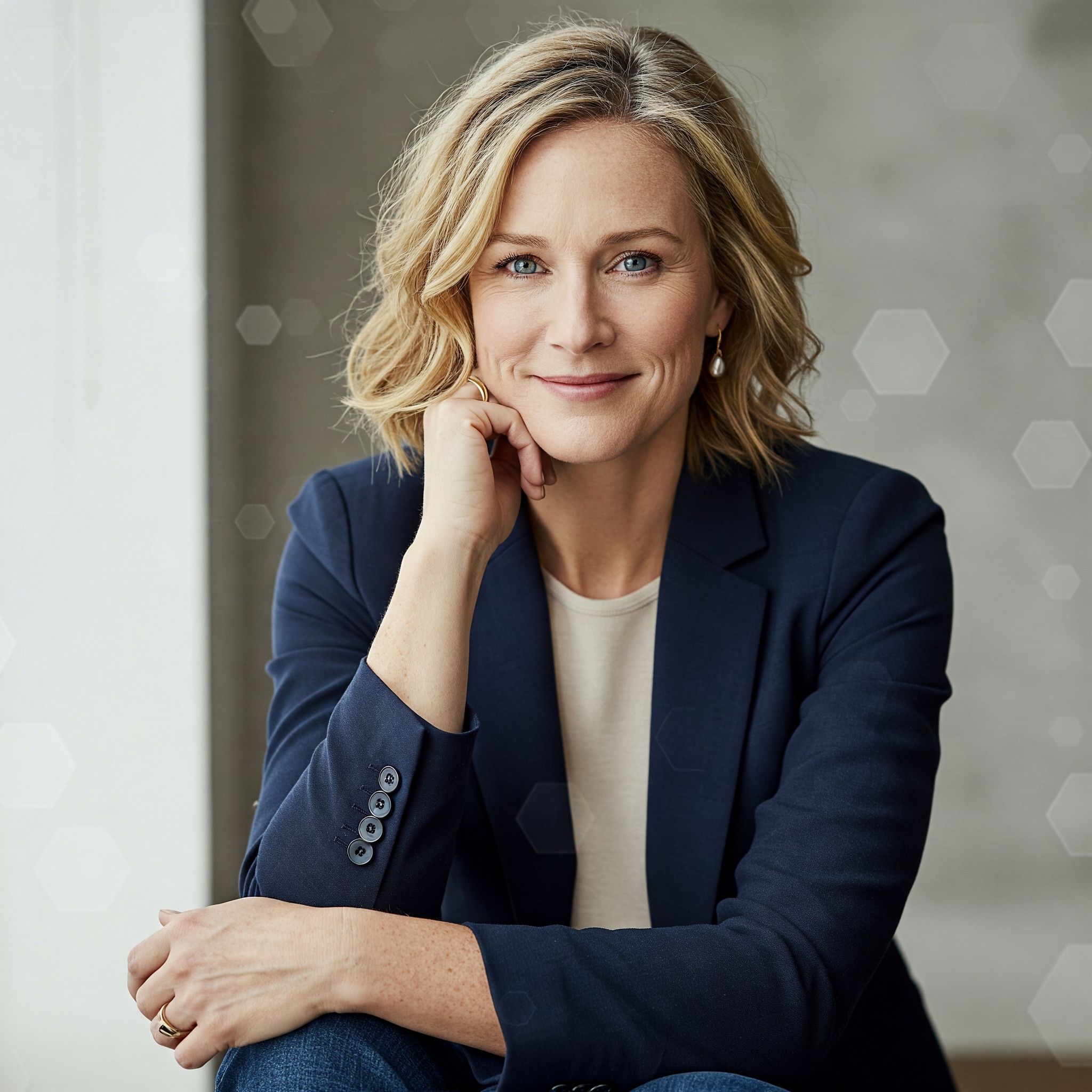 Authentisches Porträt von Xenia M., die positiv über SUPERCODE spricht.